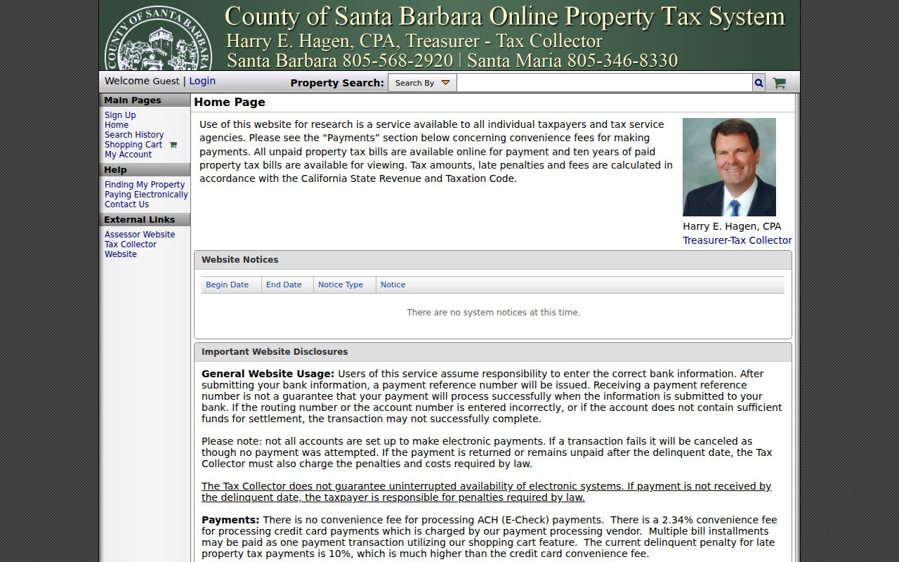 Lompoc people search with Santa Barbara property tax records